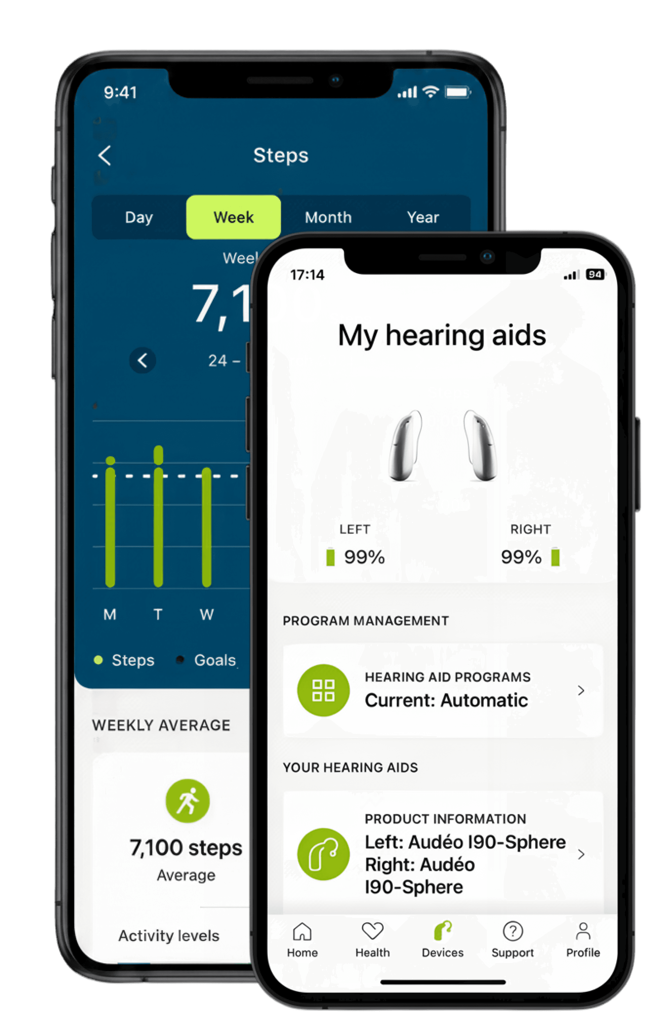 Sonova — Embedded iOS & BLE Team app screenshot
