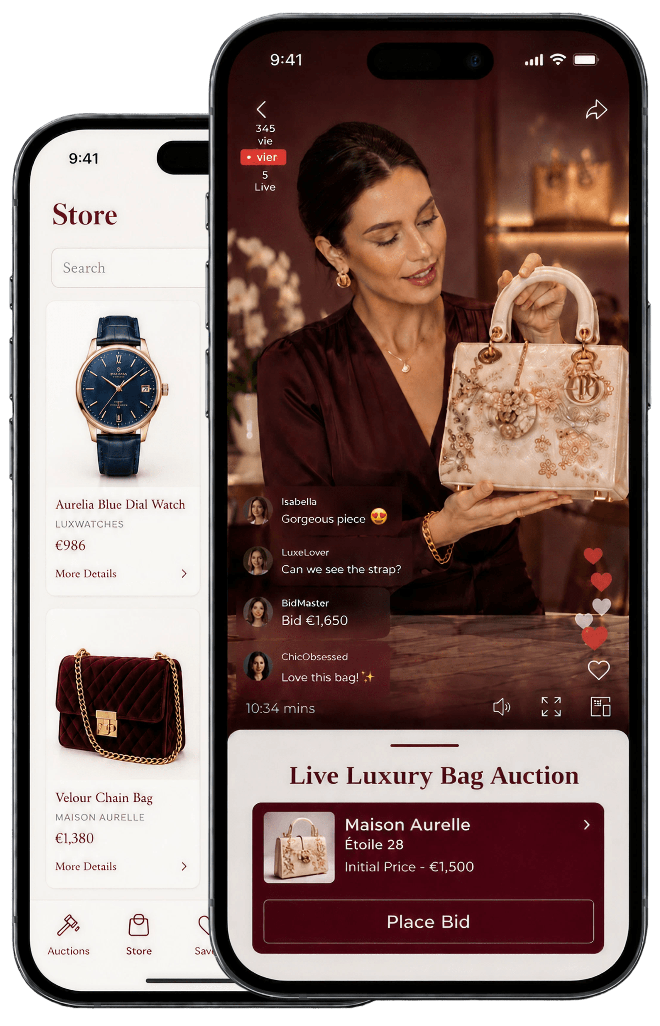 Live Auction Platform app screenshot