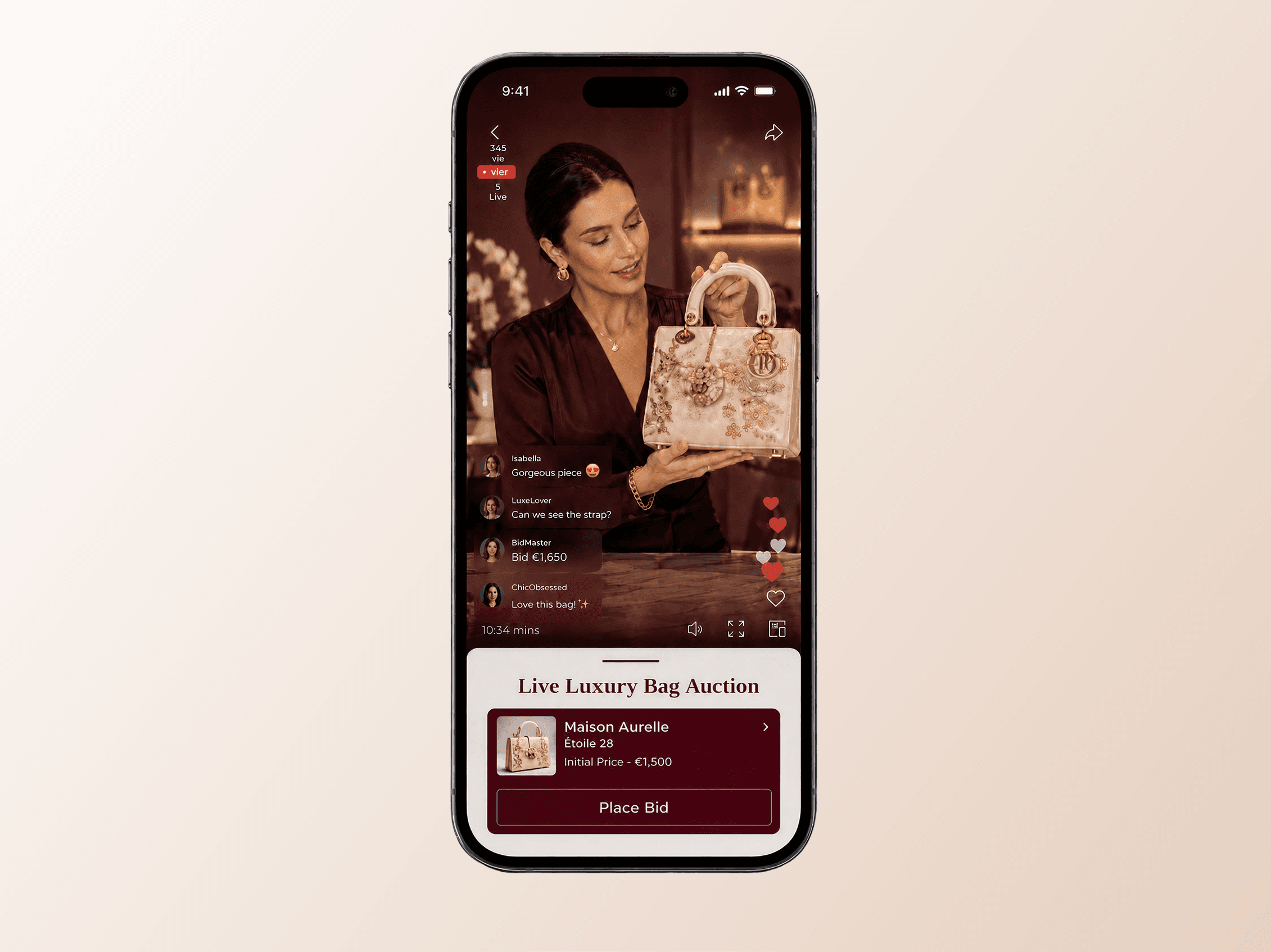 Live Video Auction Streaming — 1